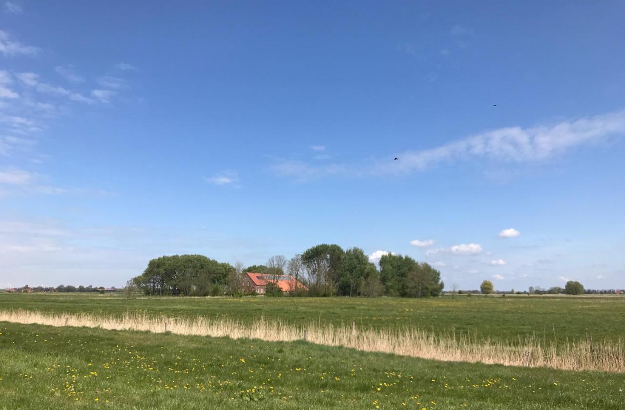Ferienhof Spiegelhaus Krummhörn Exterior foto